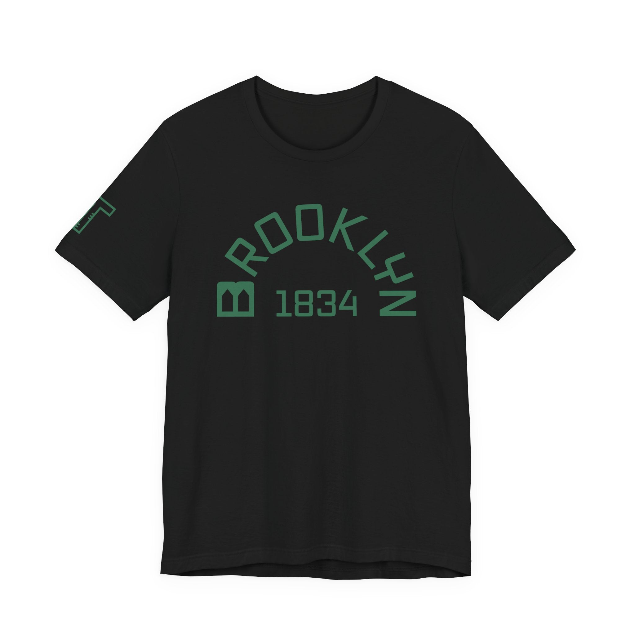 Brooklyn Bridge Arches “B” & Est. 1834 - mono color (Green)