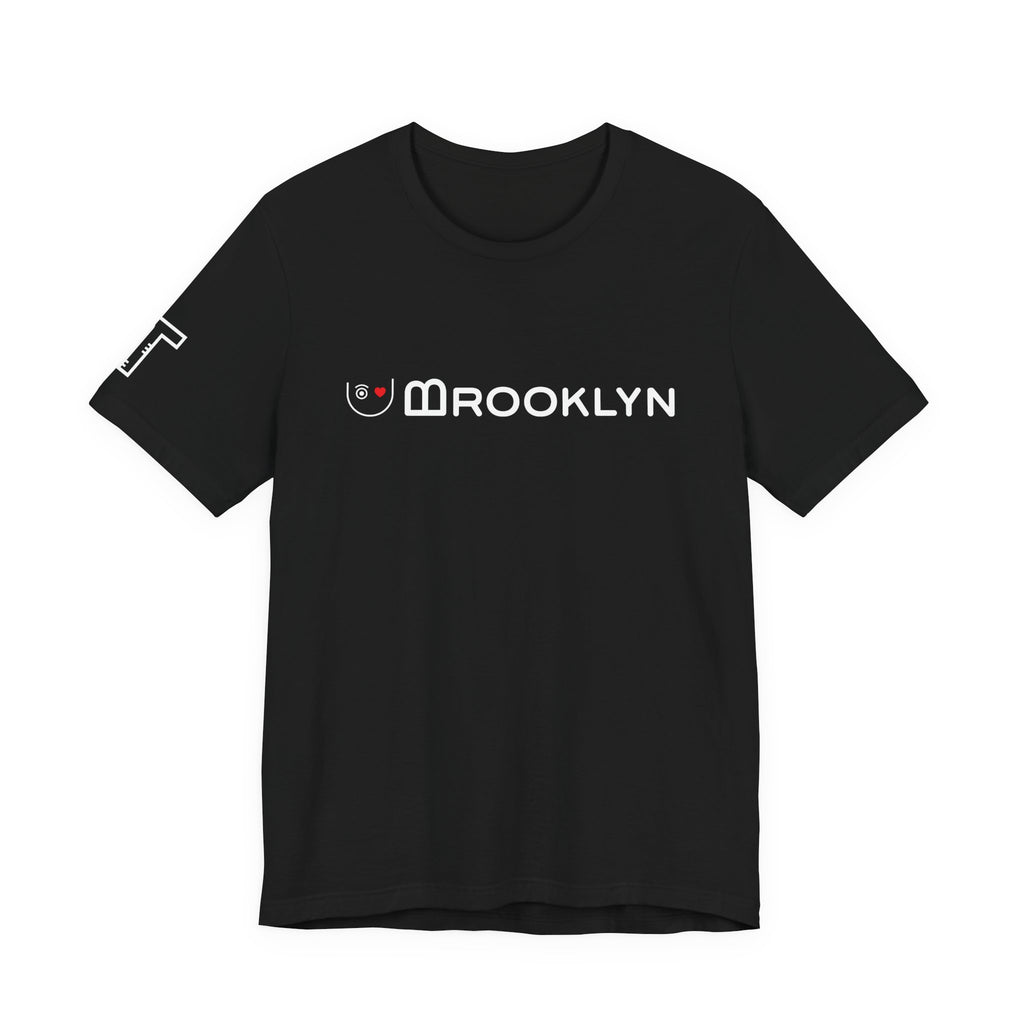 I Love U Brooklyn Bridge Arches “Tilted B” - 2tone color (BK/RD)