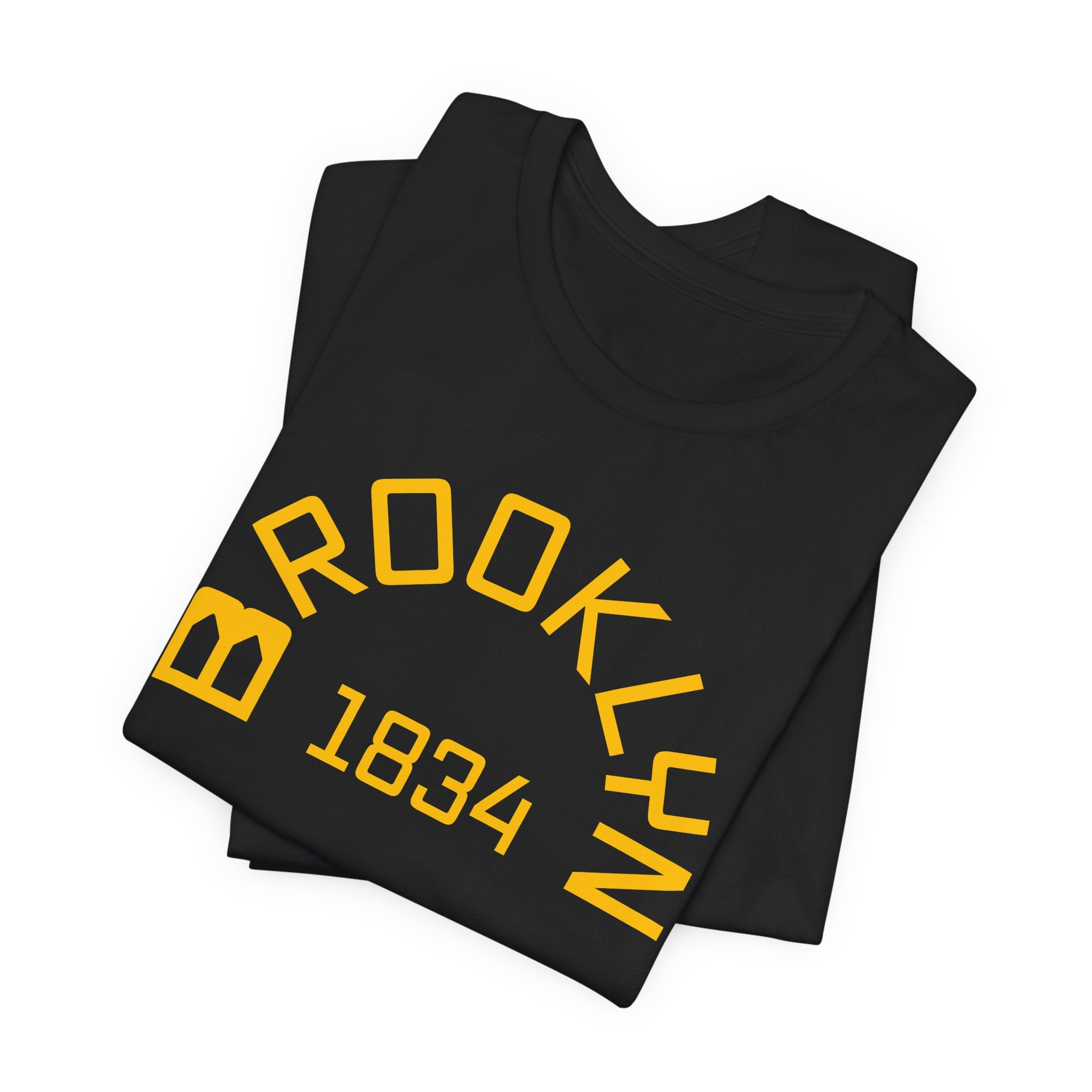 Brooklyn Bridge Arches “B” & Est. 1834 - mono color (Yellow)