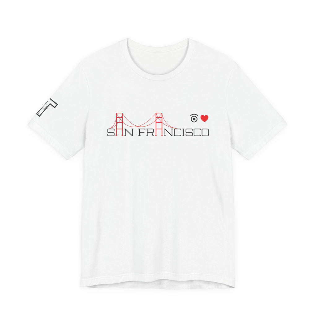 I Love San Francisco & Golden Gate - 2tone (BK/RD)