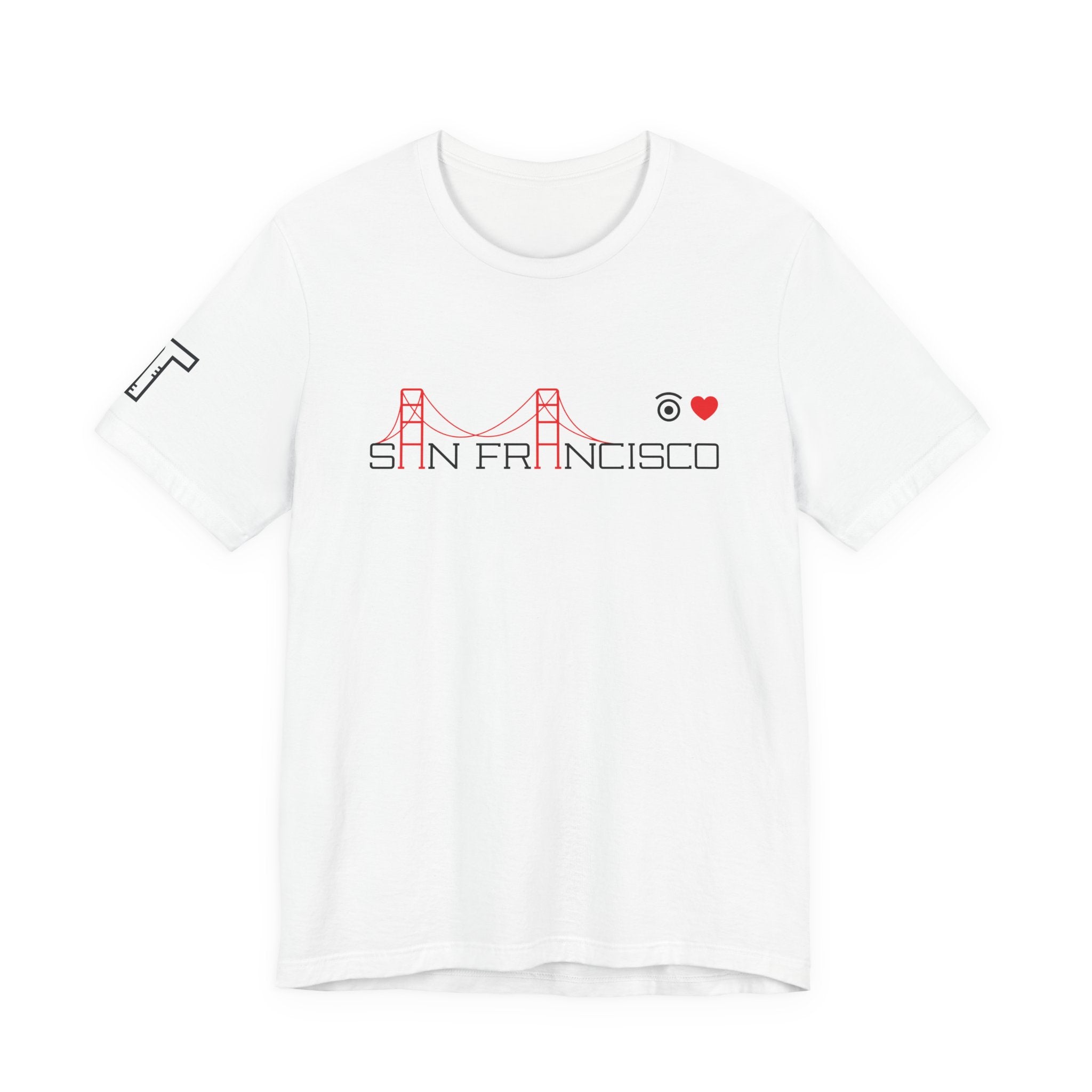 I Love San Francisco & Golden Gate - 2tone (BK/RD)