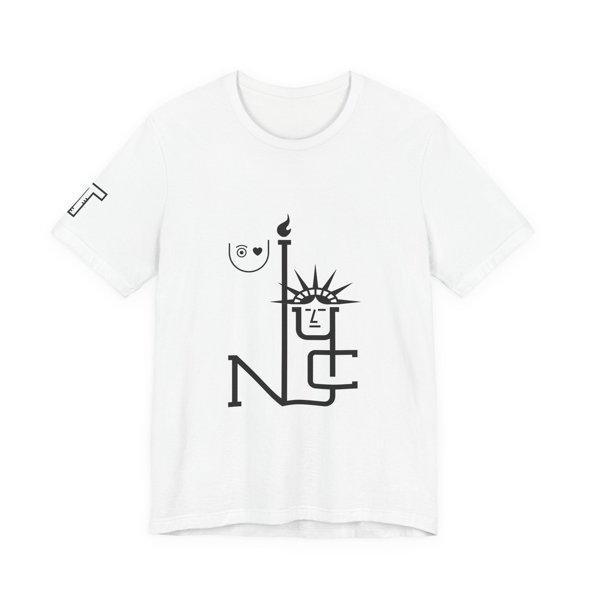 I love U New York City Statue of Liberty with Tablet(C #1) - 1 color (Black)
