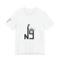 New York Statue of Liberty & Giant Ape on Empire State’s Top - mono color (Black)