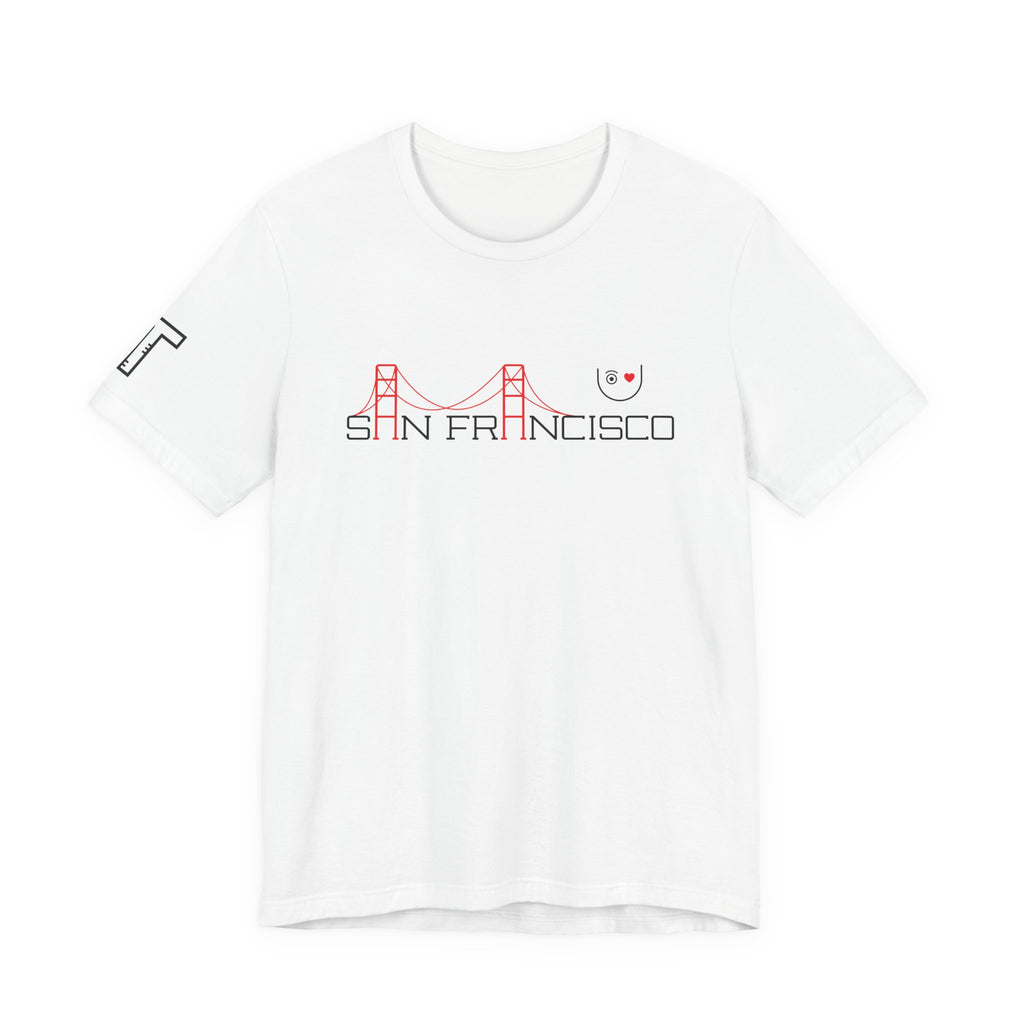 I Love U San Francisco & Golden Gate - 2tone (BK/RD)