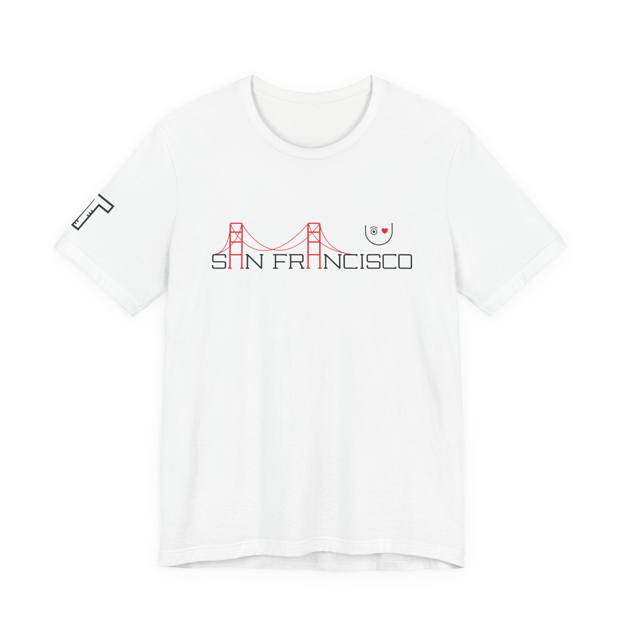 I Love U San Francisco & Golden Gate - 2tone (BK/RD)