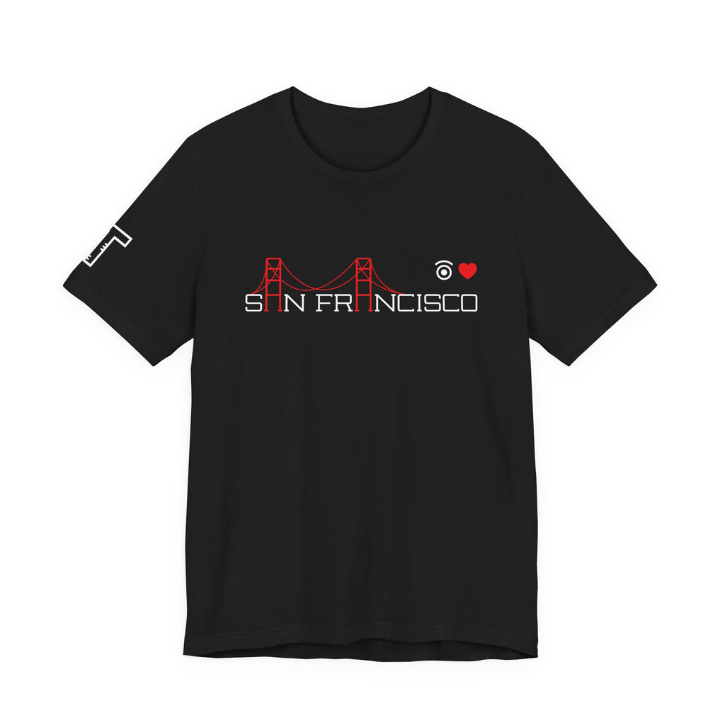 I Love San Francisco & Golden Gate - 2tone (WH/RD)