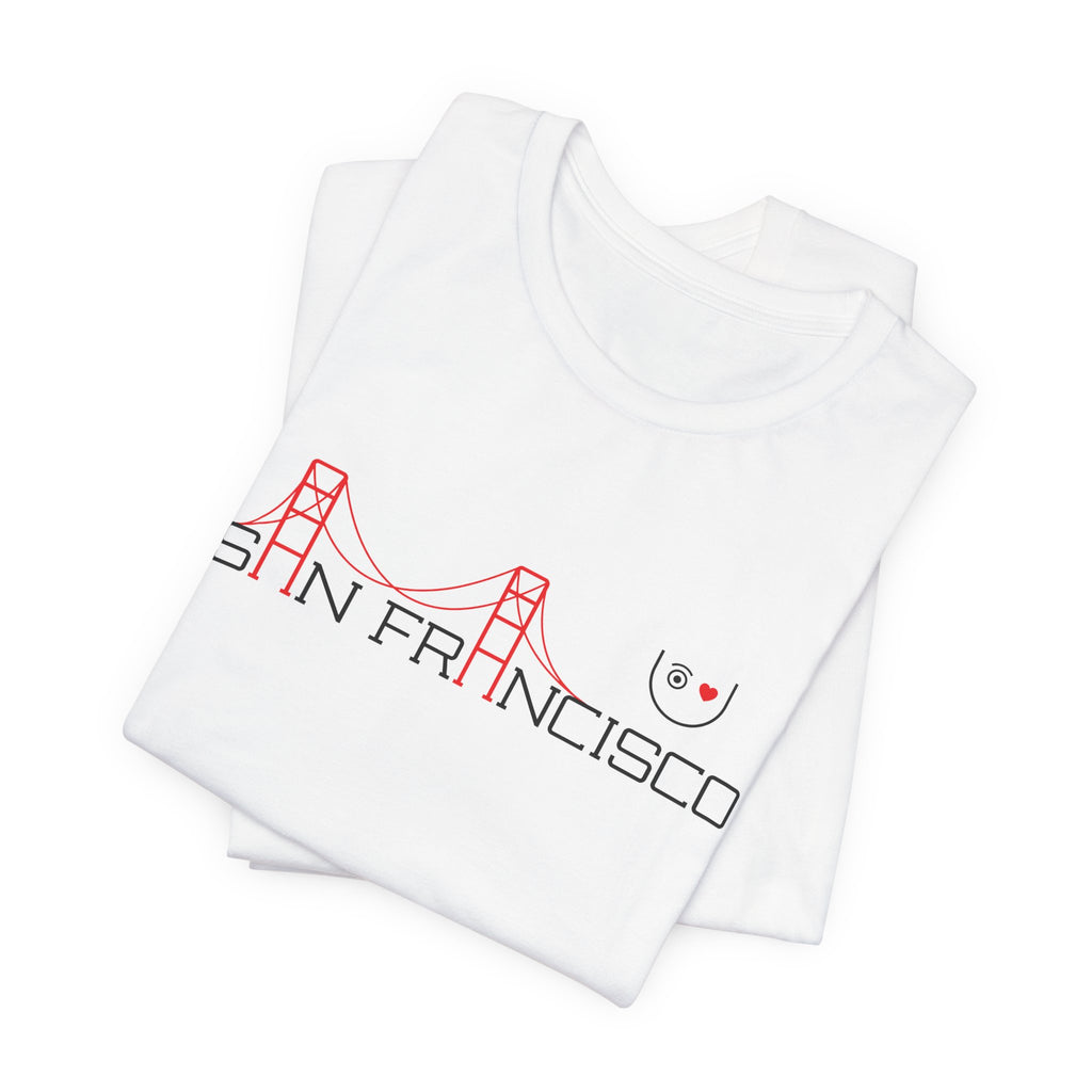 I Love U San Francisco & Golden Gate - 2tone (BK/RD)