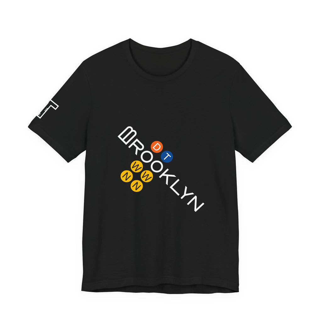 Brooklyn Bridge Arches “Elongated Tilted B” & Subway Letters “Downtown” - multi color