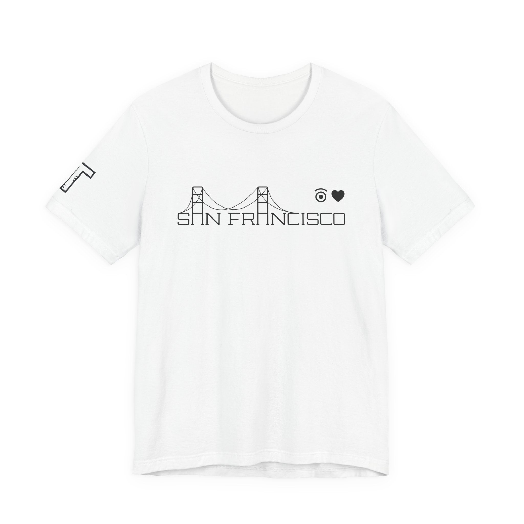 I Love San Francisco & Golden Gate - mono color (Black)