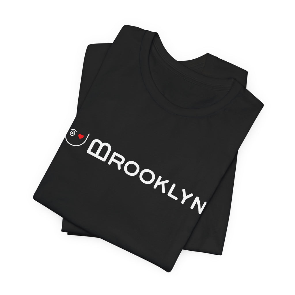 I Love U Brooklyn Bridge Arches “Tilted B” - 2tone color (BK/RD)
