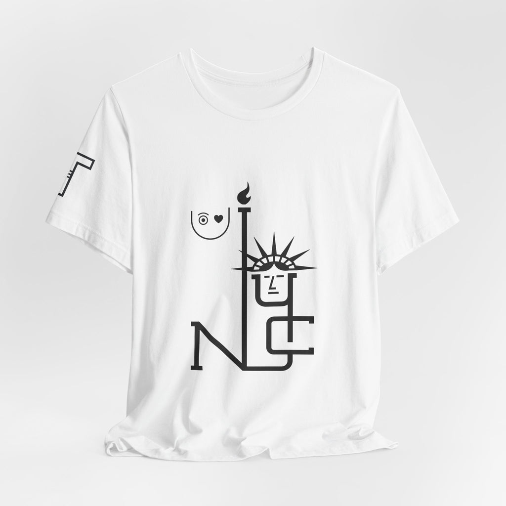 I love U New York City Statue of Liberty with Tablet(C #1) - 1 color (Black)