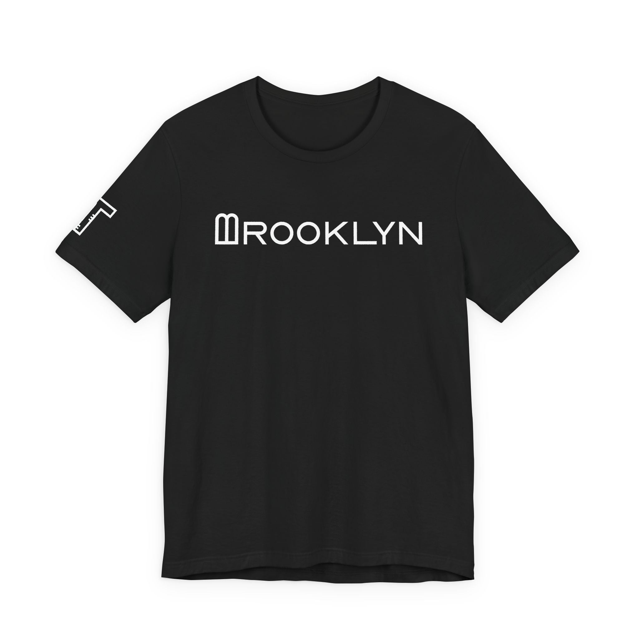 Brooklyn Bridge Arches “Elongated Tilted B” - mono color (White)