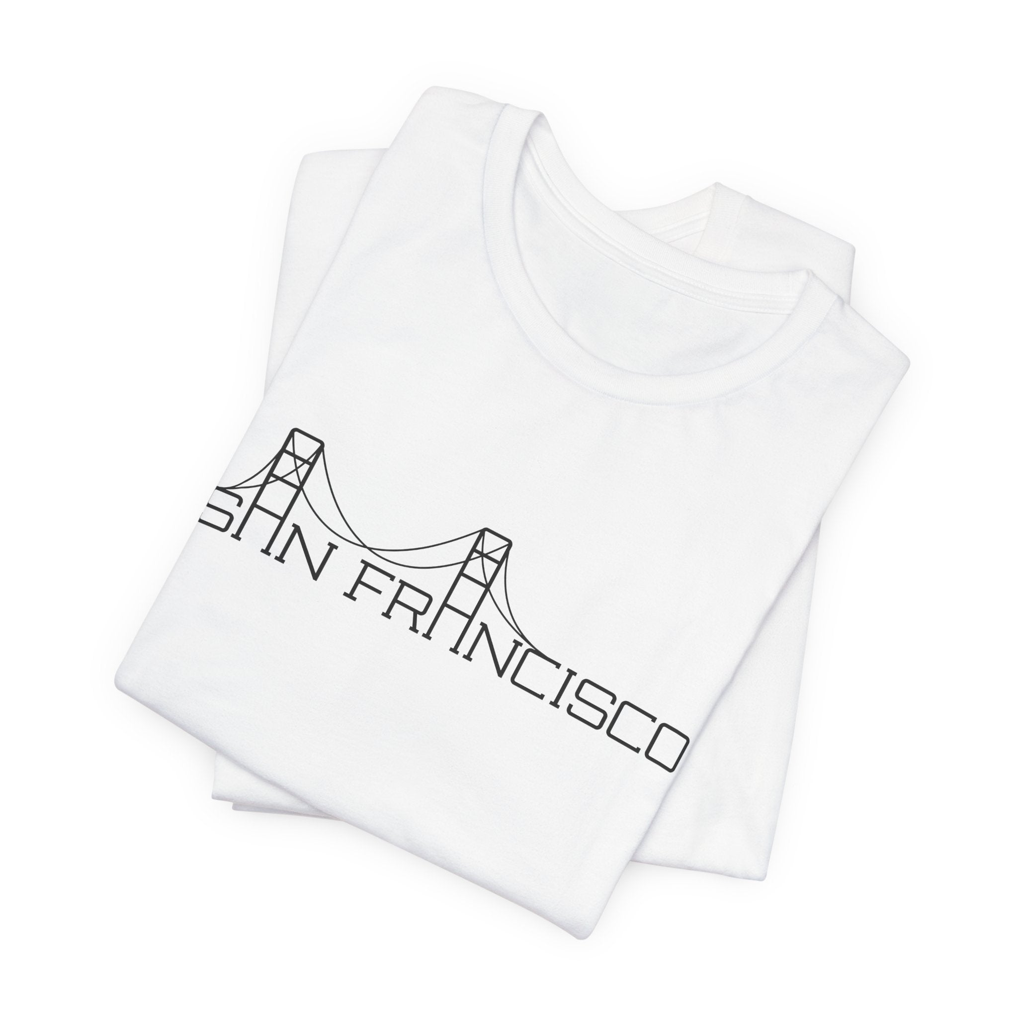 San Francisco & Golden Gate - monocolor (Black)