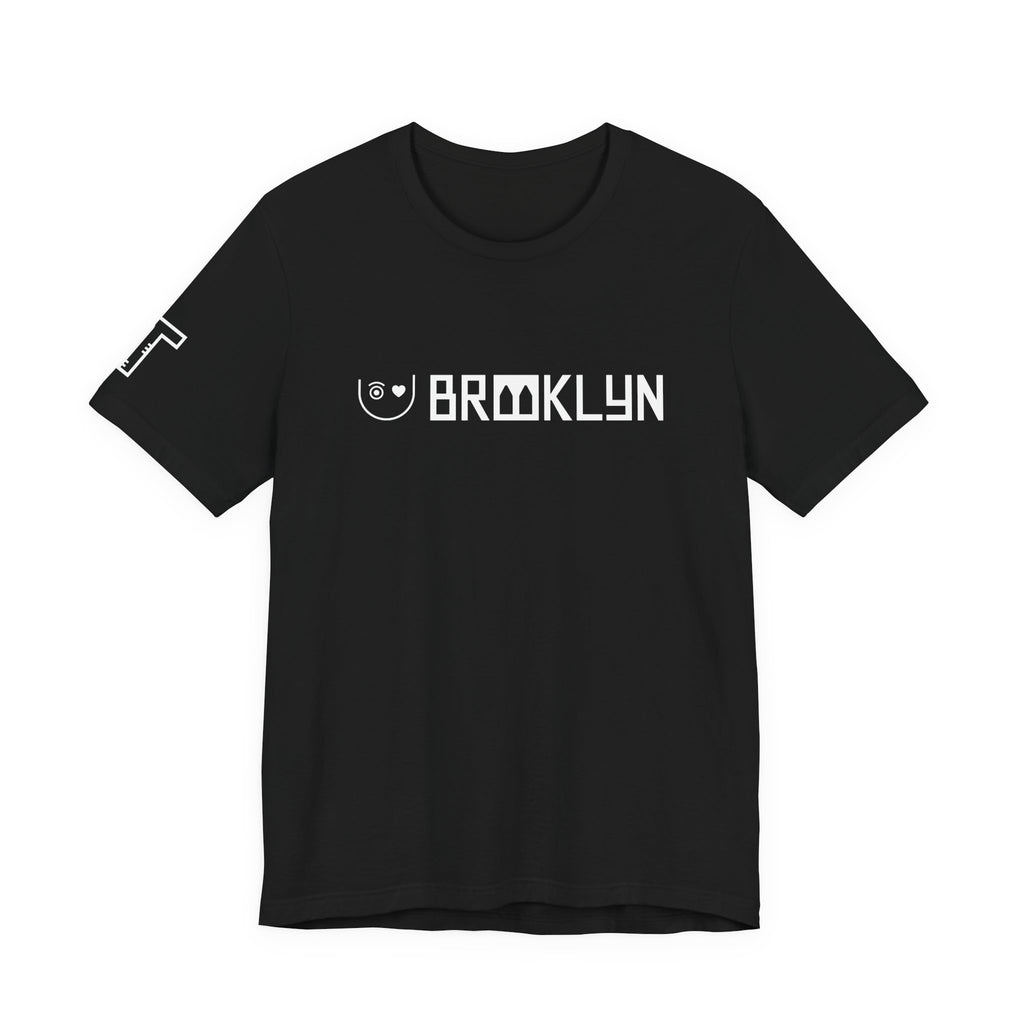 I Love U Brooklyn Bridge Arches “OO” - mono color (White)