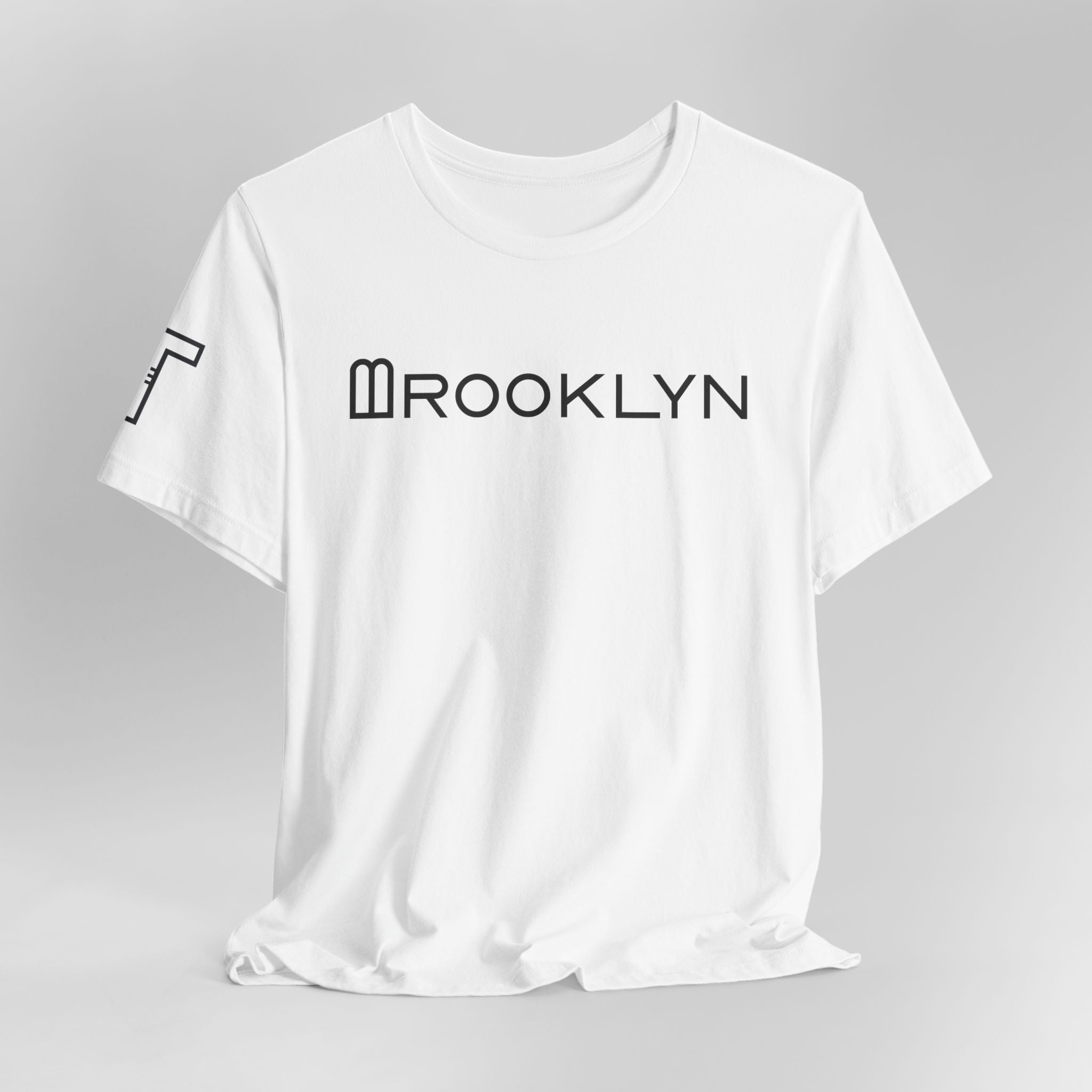 Brooklyn Bridge Arches “Elongated Tilted B” - mono color (Black)