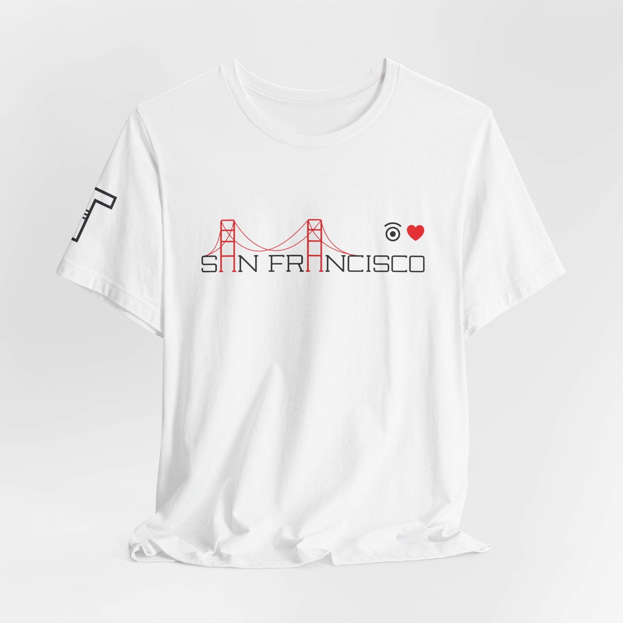 I Love San Francisco & Golden Gate - 2tone (BK/RD)