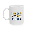 Mug (11oz & 15oz) - I Love U New York City & NYC Subway - multi color
