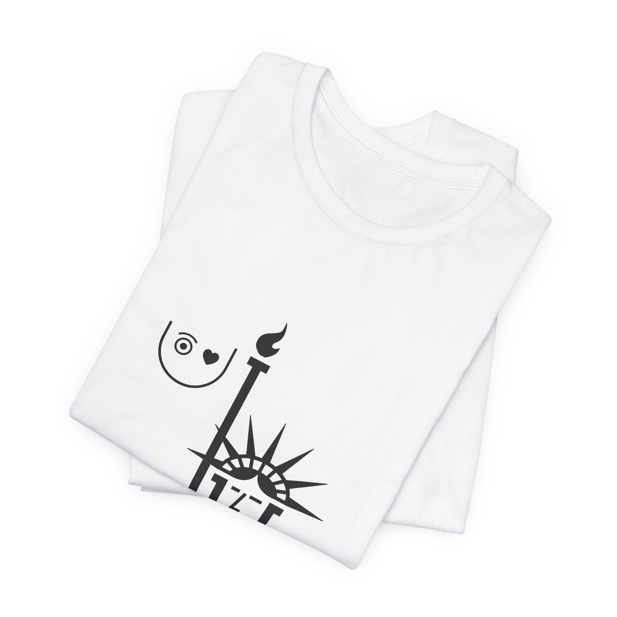 I love U New York City Statue of Liberty with Tablet(C #1) - 1 color (Black)