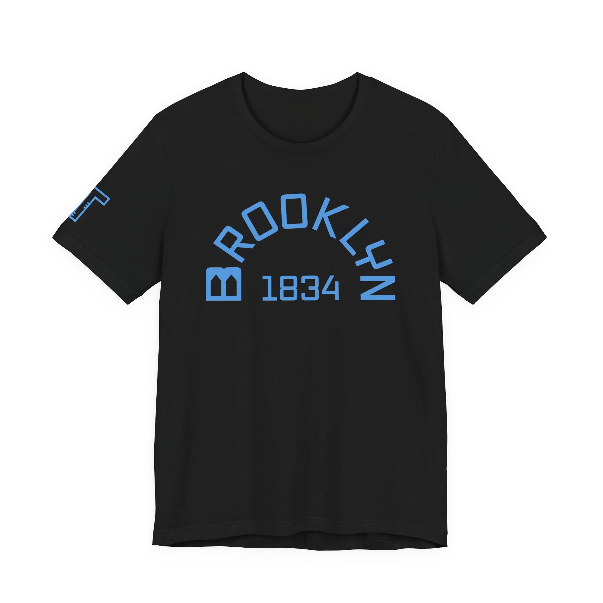 Brooklyn Bridge Arches “B” & Est. 1834 - mono color (Light Blue)