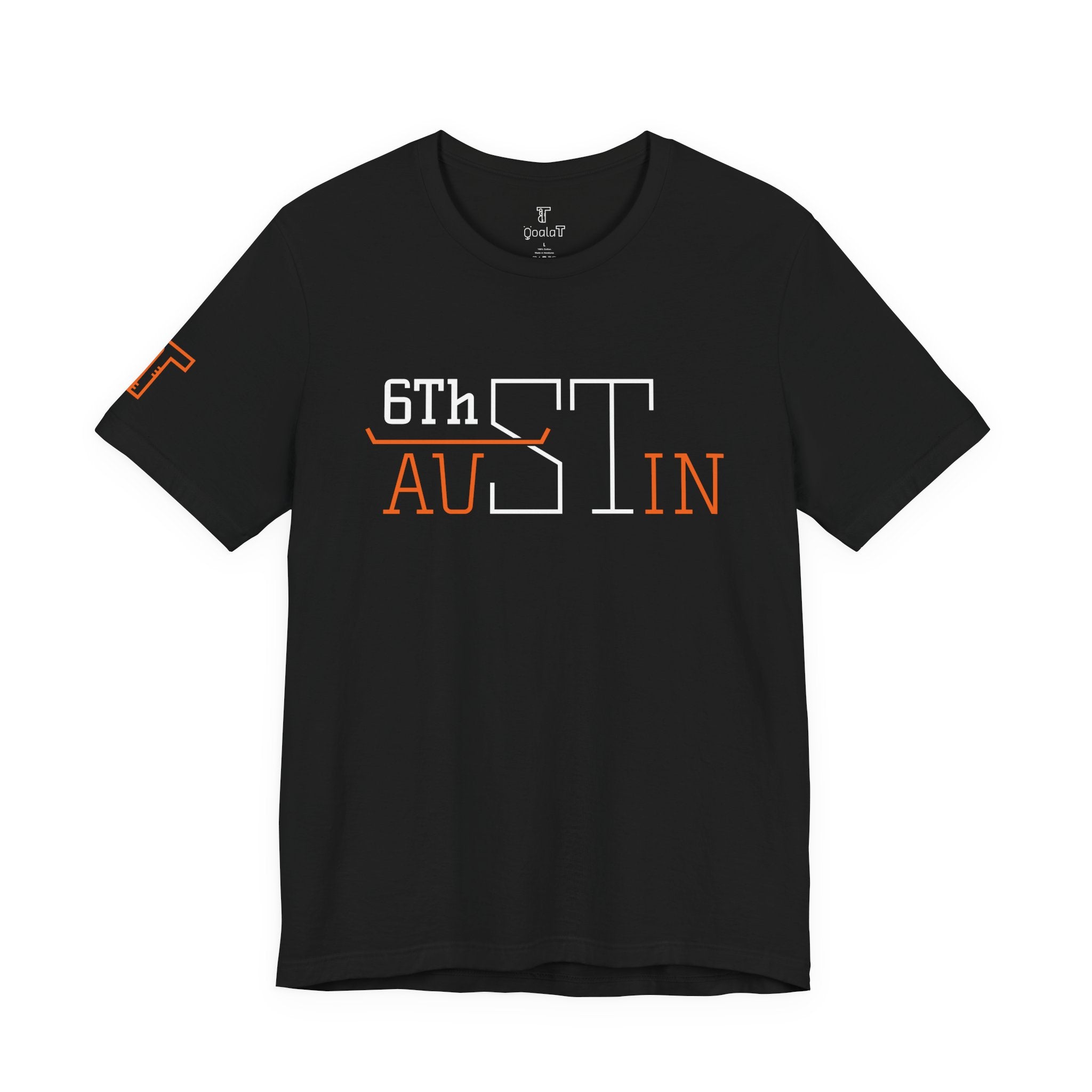 Austin 6Th ST & Longhorn “U #3” - 2tone (WH/OR)