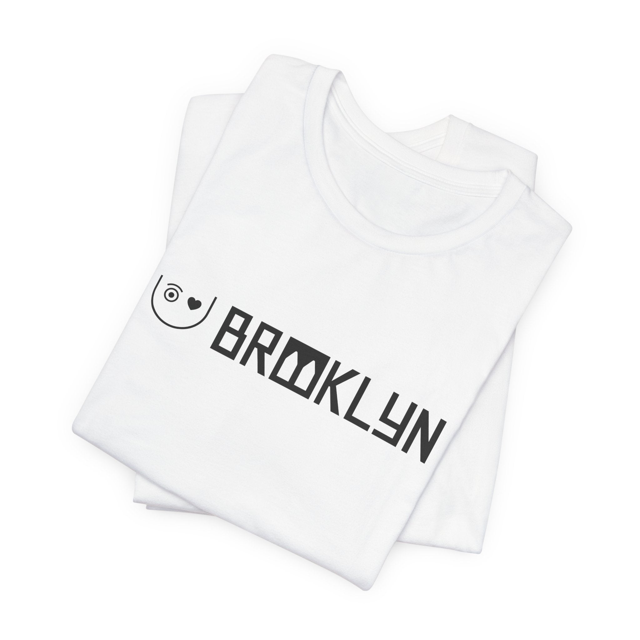 I Love U Brooklyn Bridge Arches “OO” - mono color (Black)