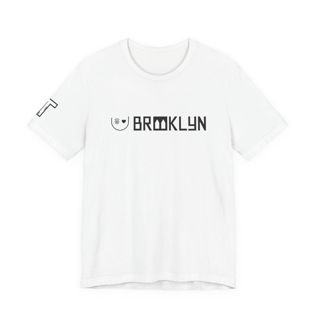 I Love U Brooklyn Bridge Arches “OO” - mono color (Black)
