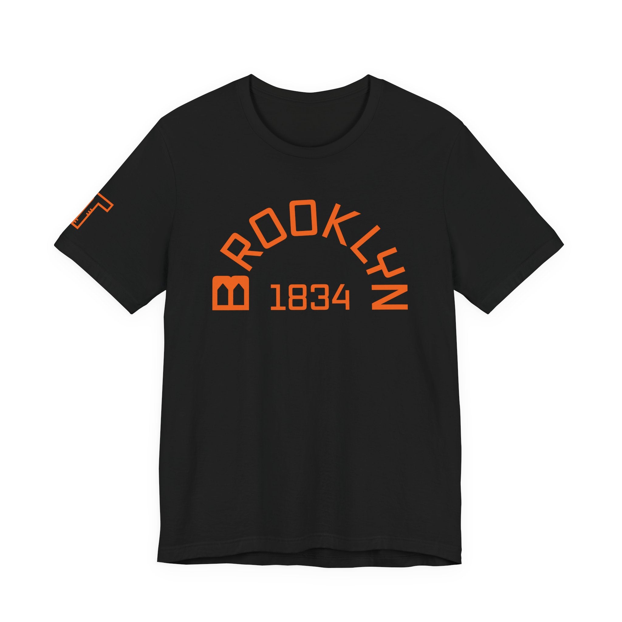 Brooklyn Bridge Arches “B” & Est. 1834 - mono color (Orange)