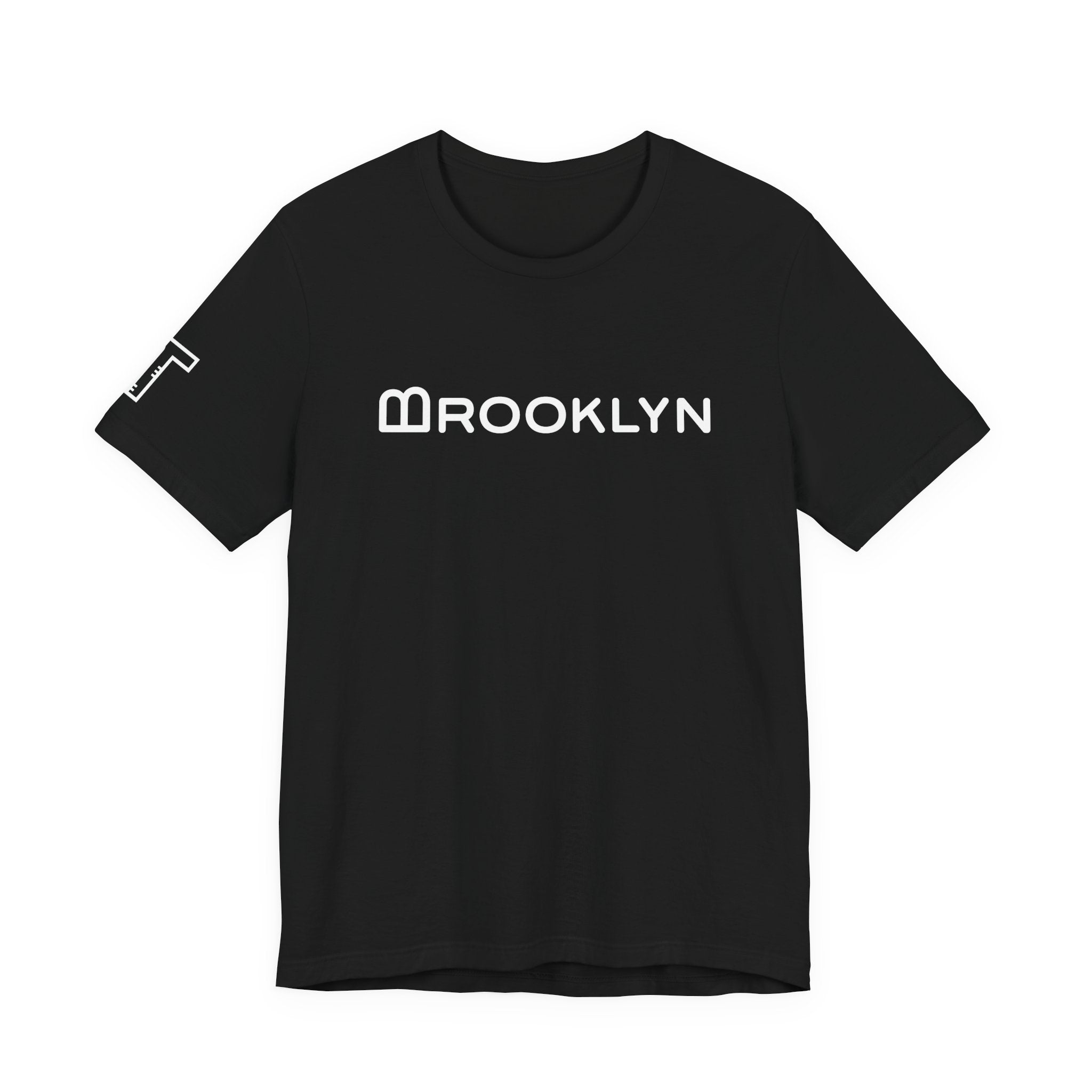 Brooklyn Bridge Arches “Elongated Tilted B” - mono color (White)