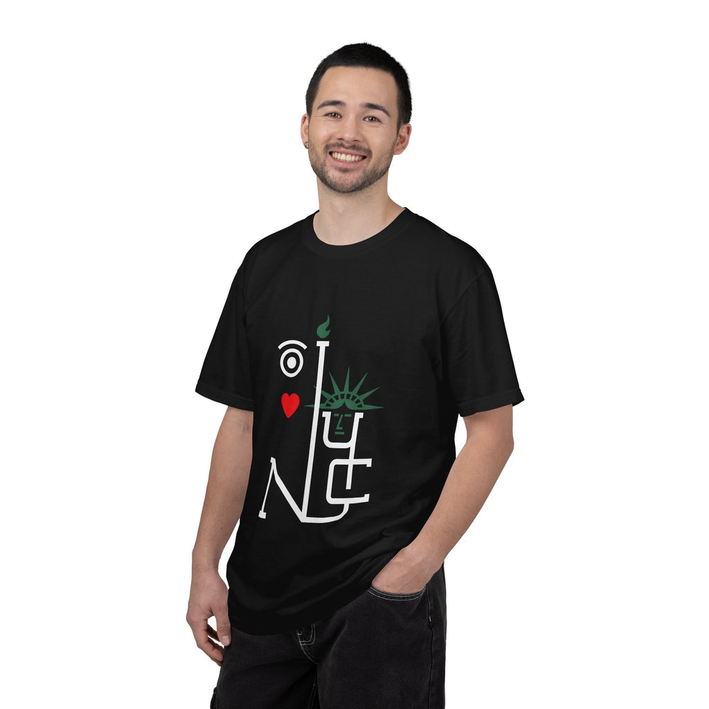 I Love New York Statue of Liberty & Giant Ape on Empire State’s Top - tri color (WH/GN/RD)