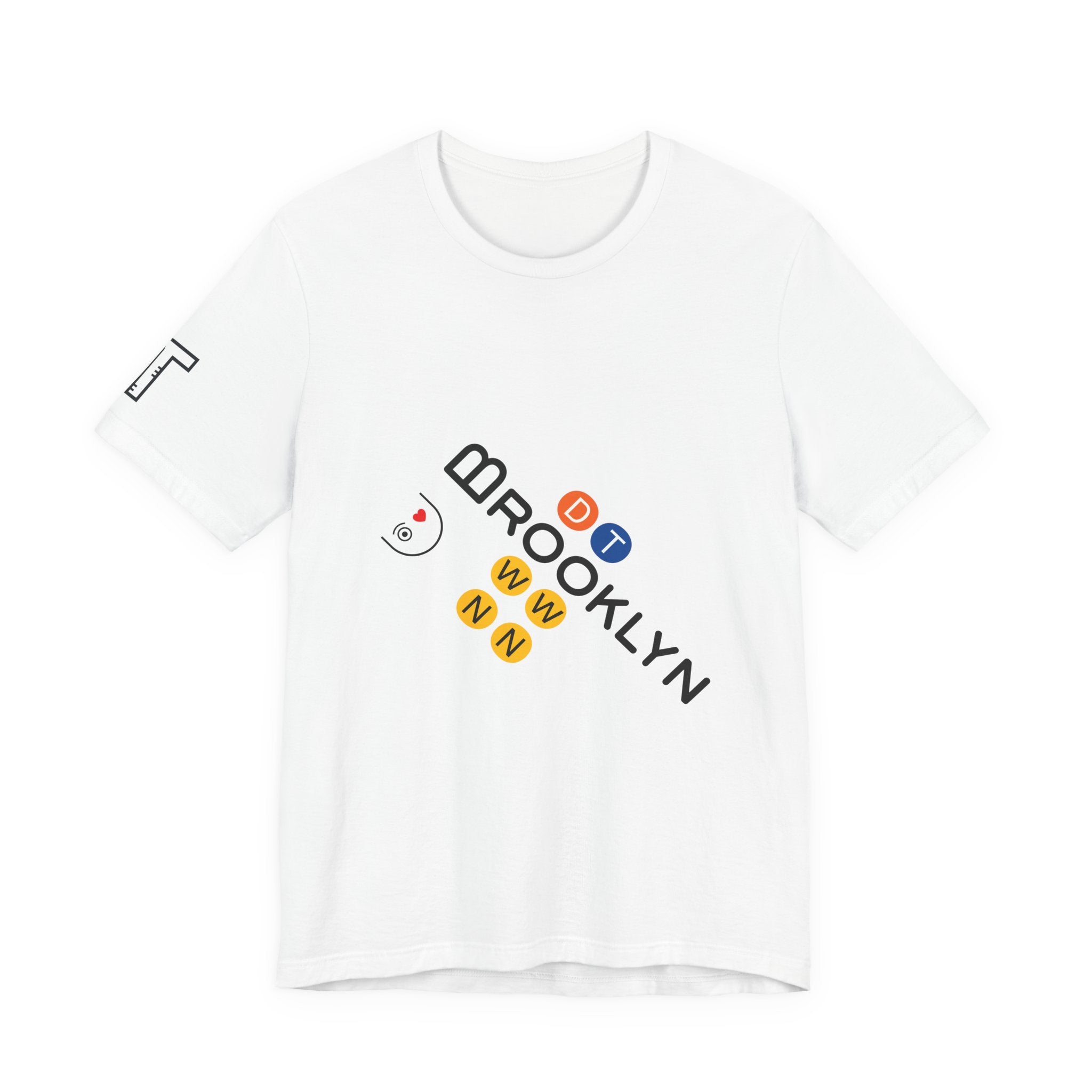 I Love U Brooklyn Bridge Arches “Elongated Tilted B” & Subway Letters “Downtown” - multi color