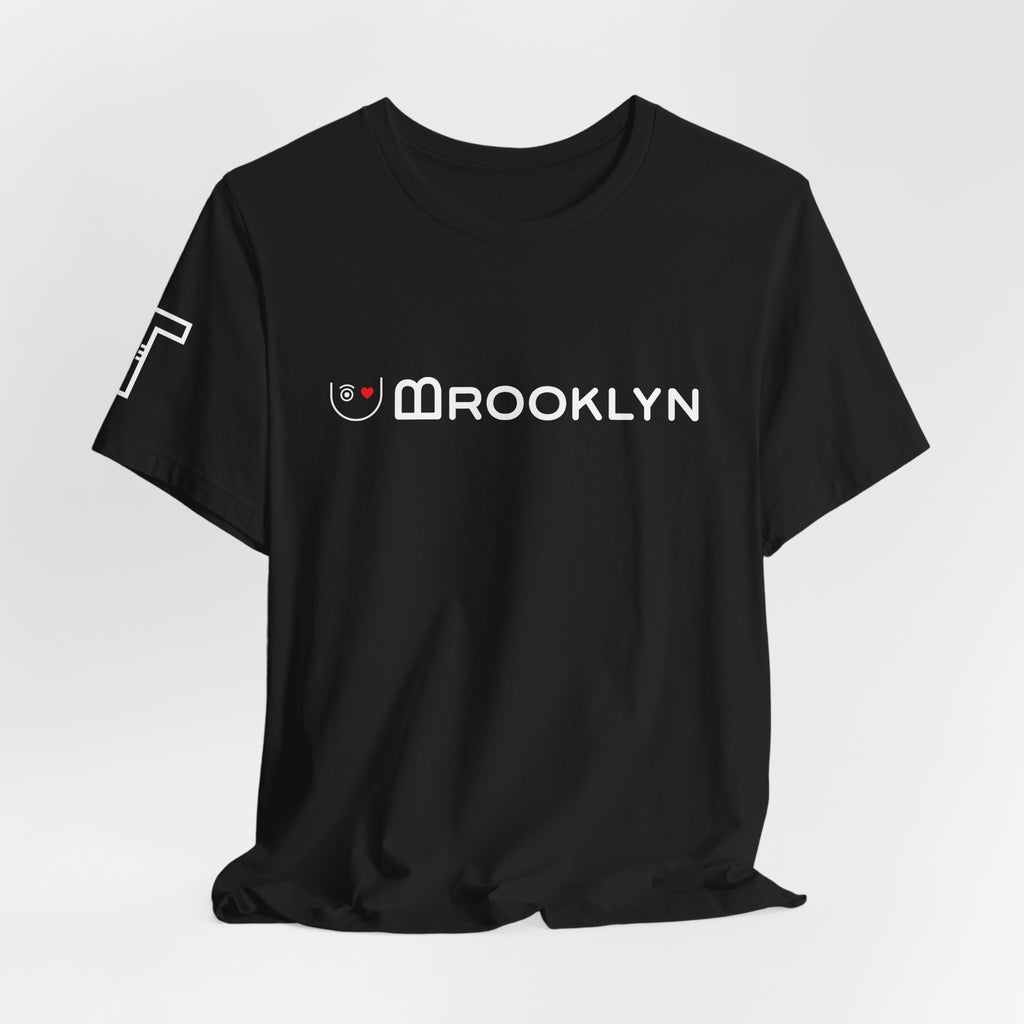 I Love U Brooklyn Bridge Arches “Tilted B” - 2tone color (BK/RD)